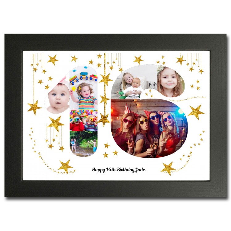 Personalised Birthday Framed Photo Collages Photo Collage Maker