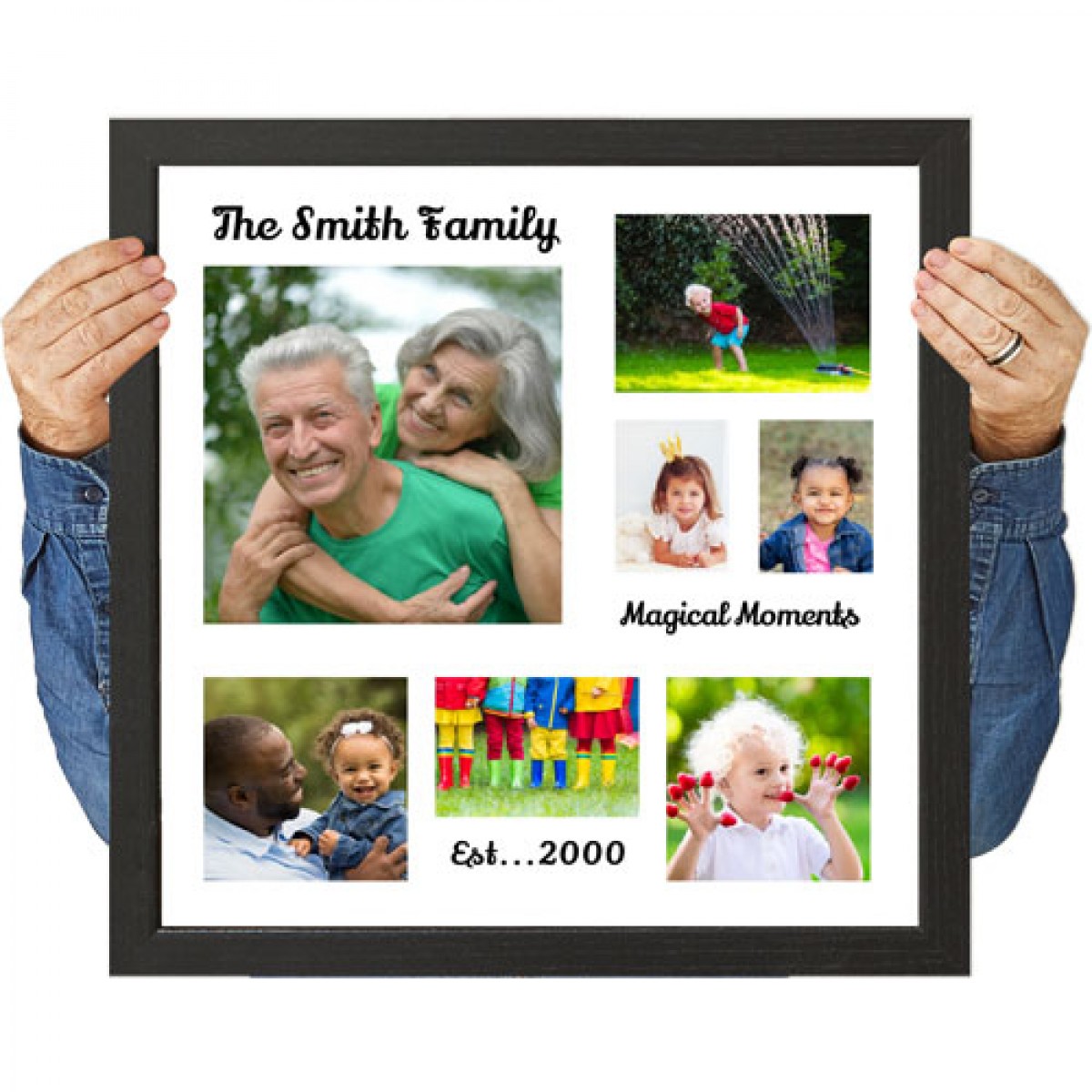 Family Moments Captured - Personalized Photo Mica Ornament - Gift For – A Gift Customized