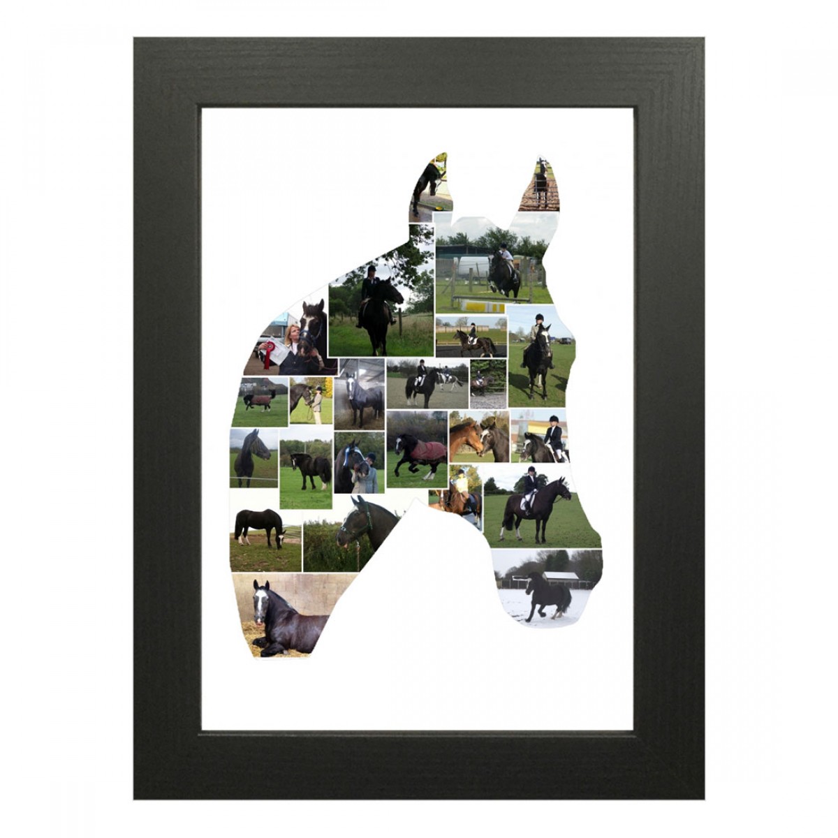 Horse Shape Photo Collage Maker