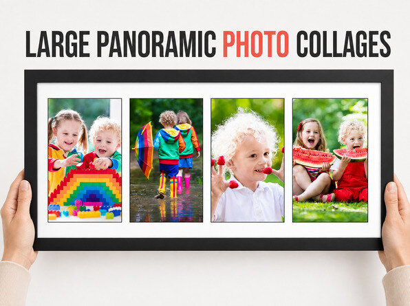 Large Panoramic Photo Collages